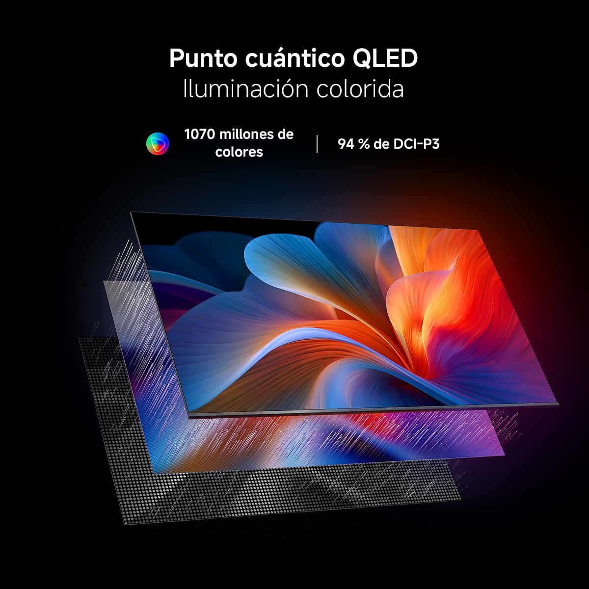 TV QLED 108 cm (43") Xiaomi A Pro 2026 UHD 4K con Google TV, HDR10+, Dolby Audio DTS-X Gris-3