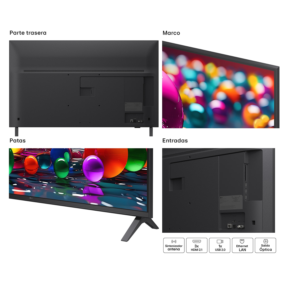 TV LED 108cm (43") LG UHD Ultimate AI 43UA75006LA, 4K Smart TV Negro-16