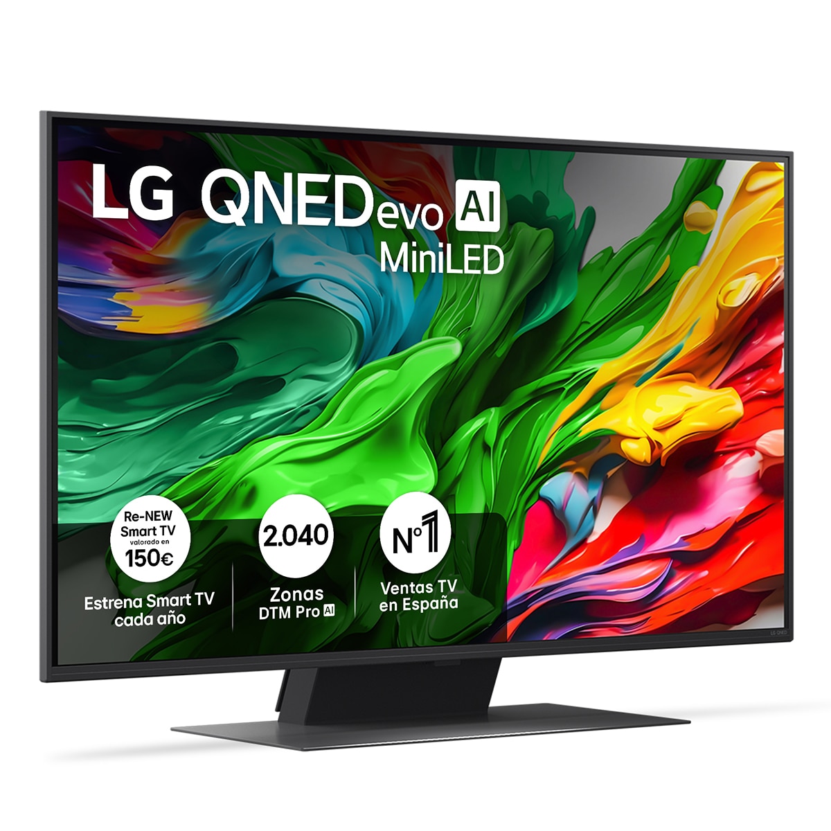 TV QNED evo MiniLED AI 108cm (43") LG 43QNED86A6C, 4K Smart TV Negro-1