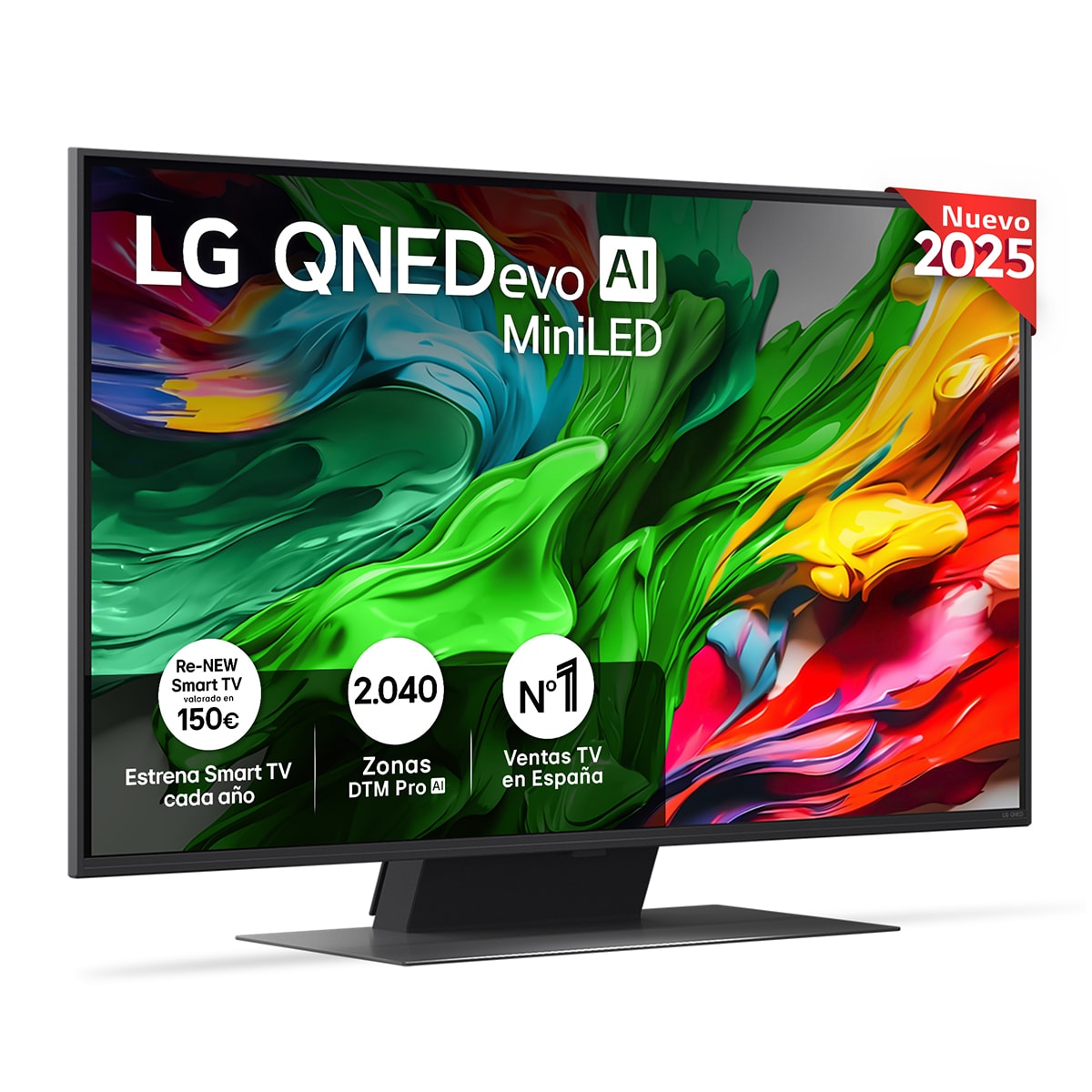 TV QNED evo MiniLED AI 108cm (43") LG 43QNED86A6C, 4K Smart TV Negro-1