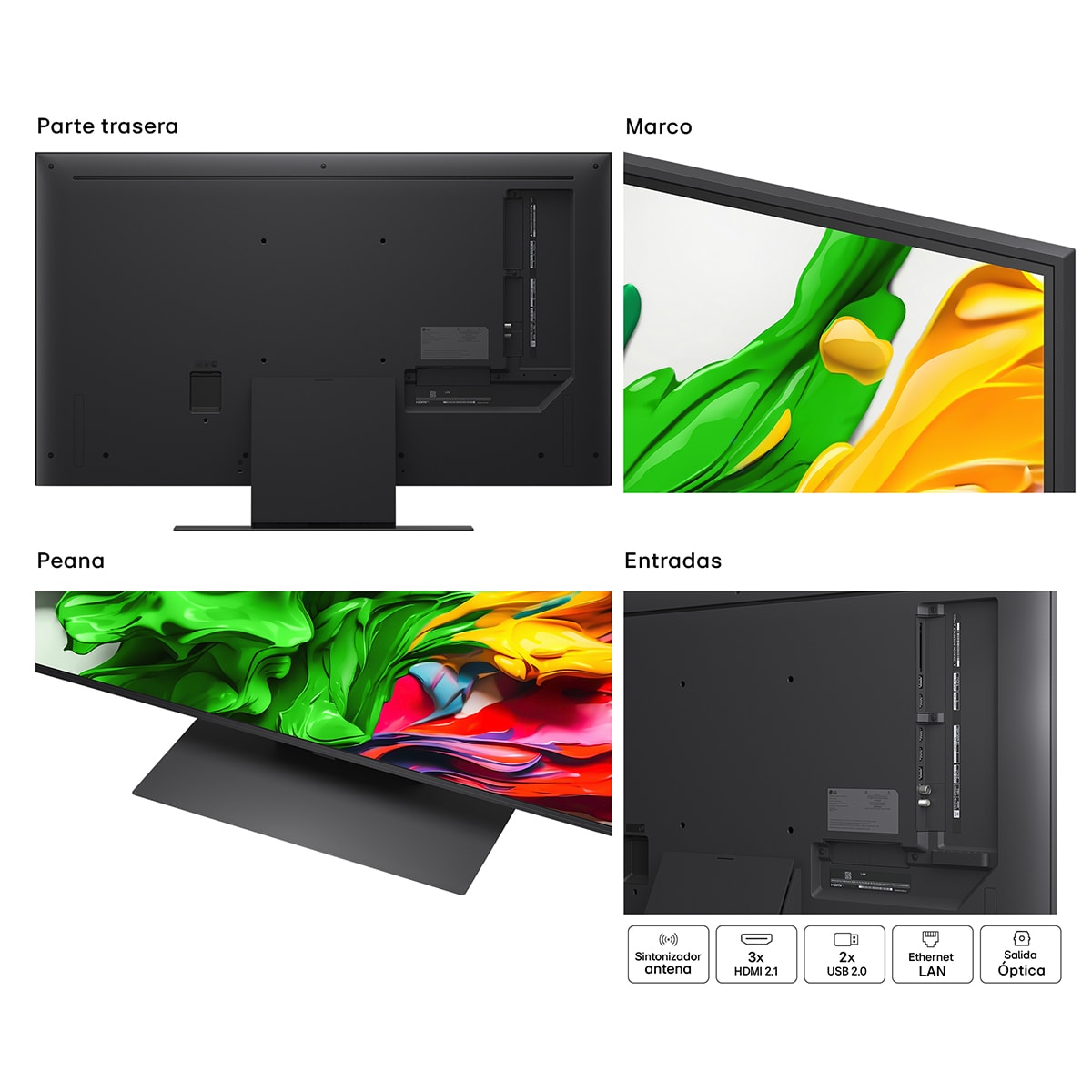 TV QNED evo MiniLED AI 108cm (43") LG 43QNED86A6C, 4K Smart TV Negro-17