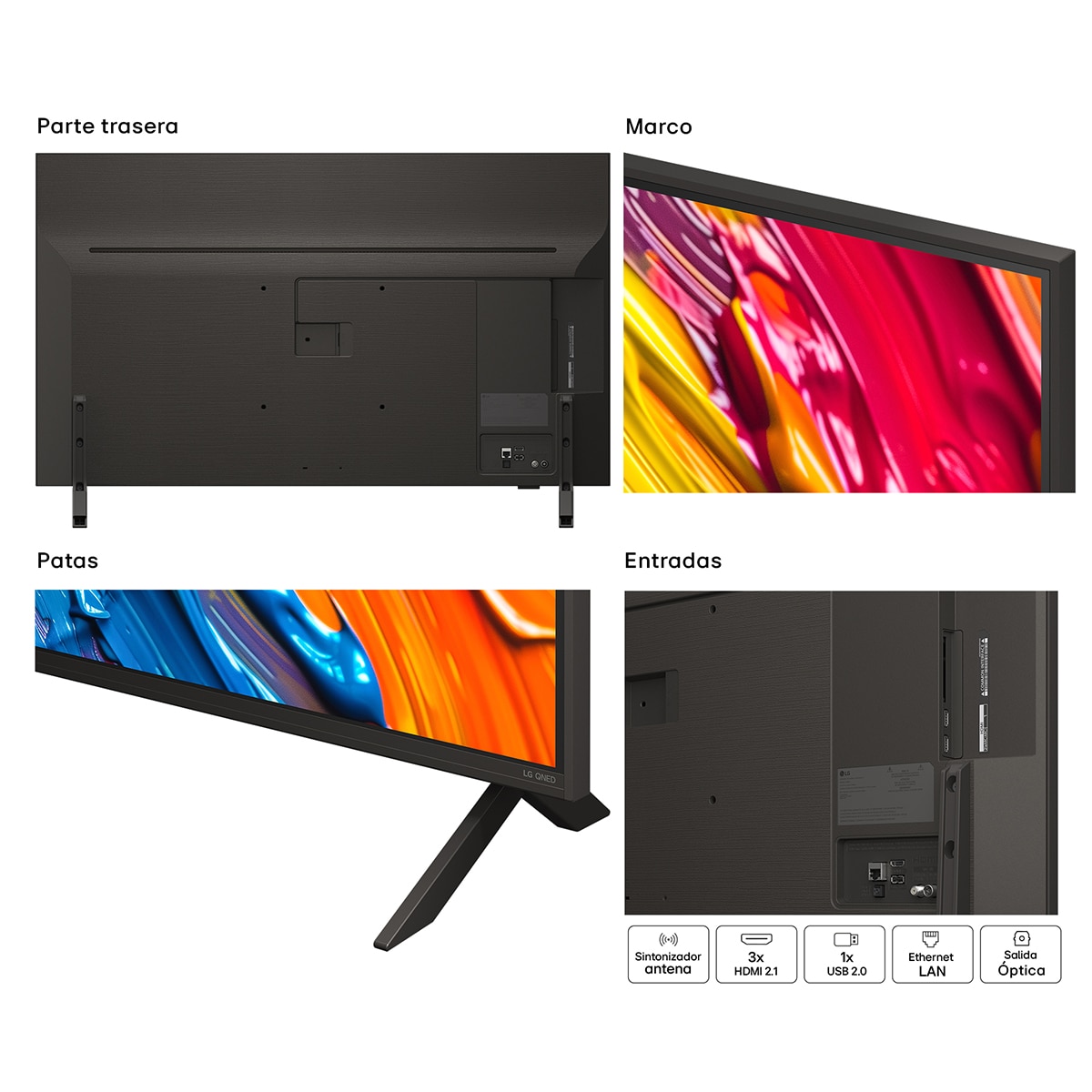 TV QNED AI 108cm (43") LG 43QNED84A6C, 4K Smart TV Negro-16