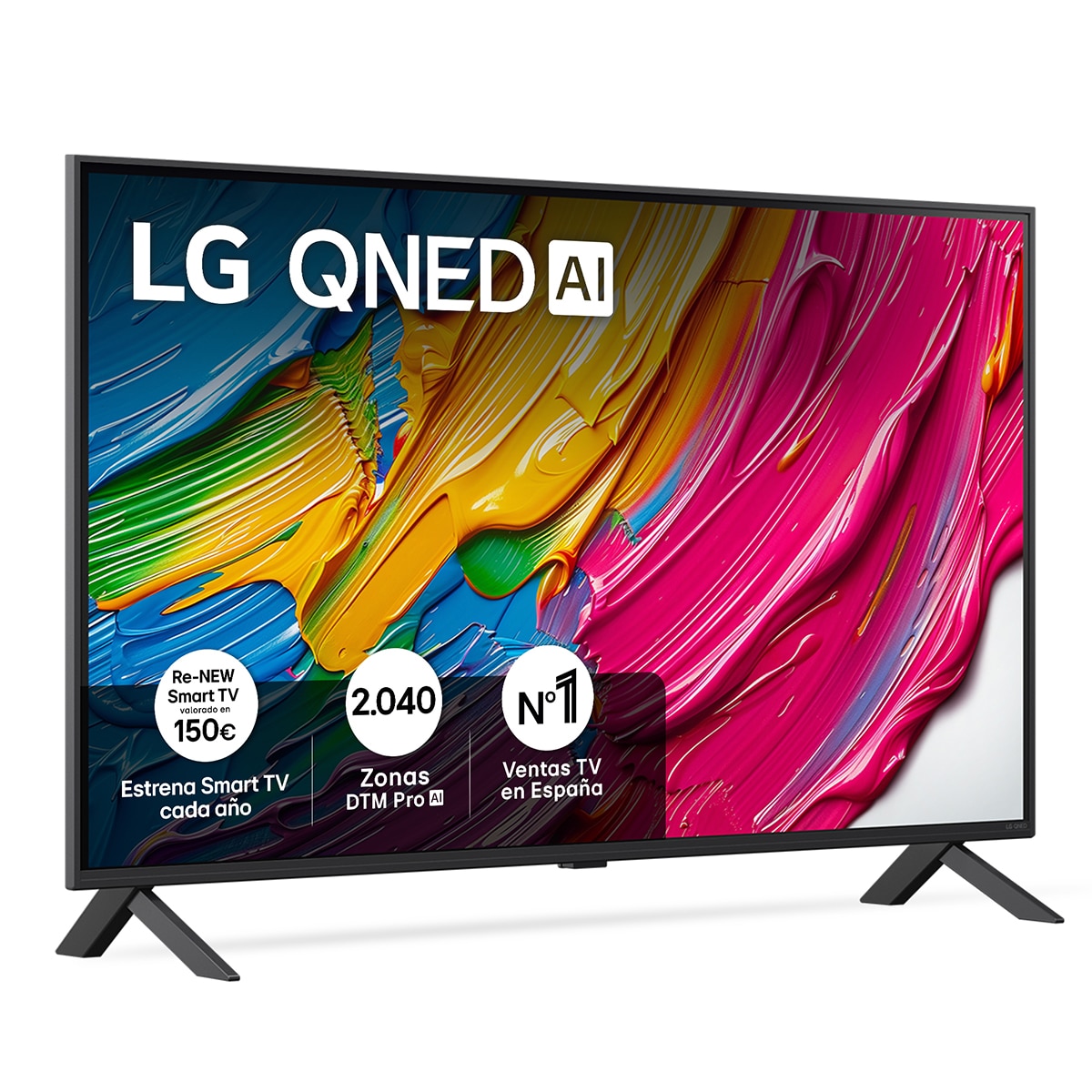 Imagen 0 de TV QNED AI 108cm (43") LG 43QNED80A6A, 4K Smart TV