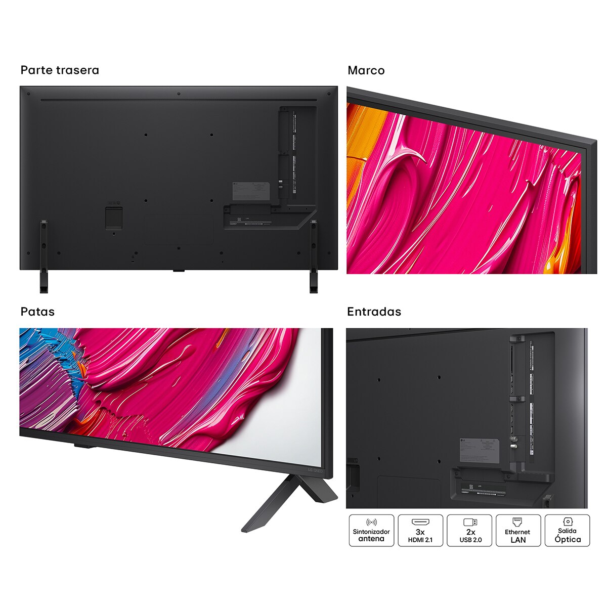 TV QNED AI 108cm (43") LG 43QNED80A6A, 4K Smart TV Negro-17