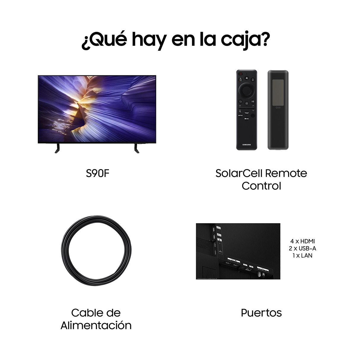 TV OLED 106cm (42") Samsung TQ42S90FAEXXC, 4K AI Upscalling PRO con Inteligencia Artificial Smart TV Negro-8