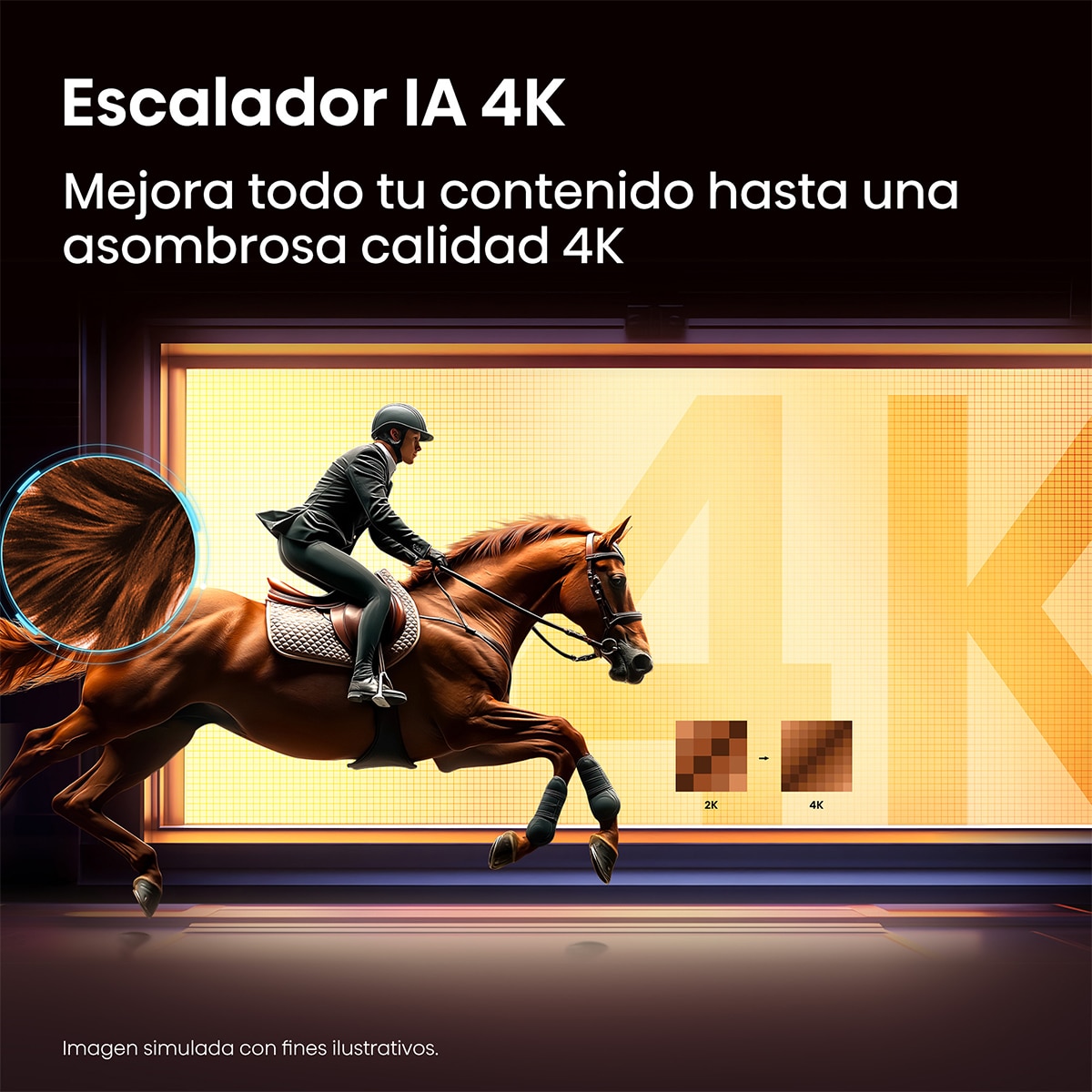 TV LED 43" (108 cm) Hisense 43A6S UHD 4K Smart TV con IA Negro-4