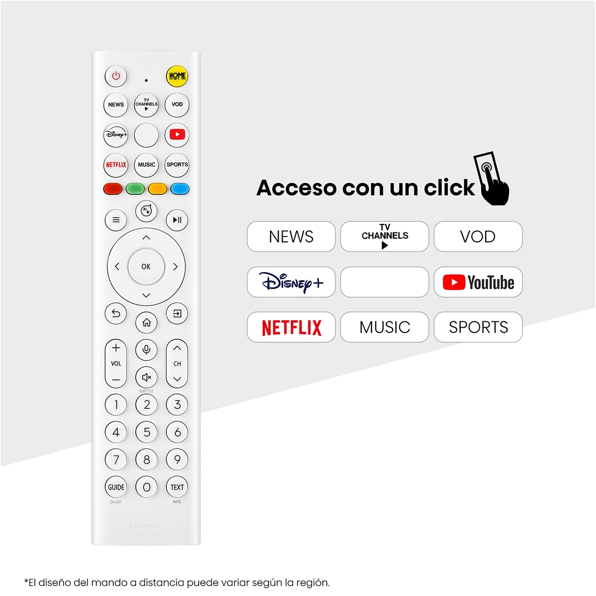 TV HI-QLED 43" (108 cm) Hisense 43S5Q UHD 4K Smart TV con IA Blanco-11