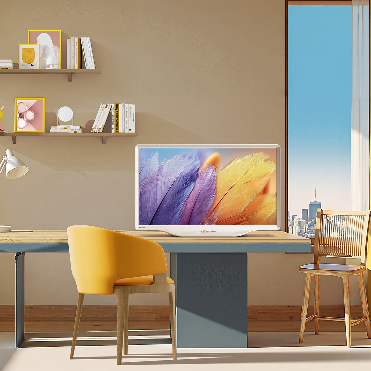 TV HI-QLED 43" (108 cm) Hisense 43S5Q UHD 4K Smart TV con IA Blanco-14
