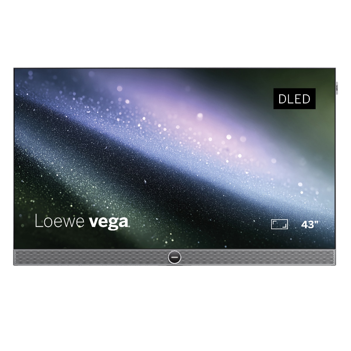 Imagen 0 de TV LED 108 cm (43'') Loewe vega 43, UHD 4K, Direct LED Full-Array, HDR, Wi-Fi y Smart TV con sonido frontal 60W