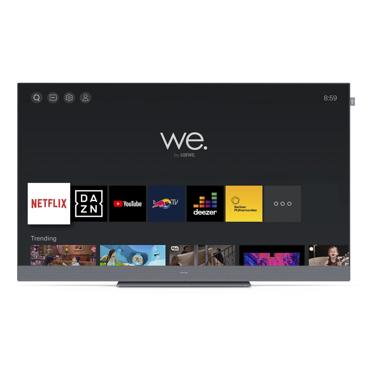 TV LED 108 cm (43'') We.by LOEWE we.SEE 43 UHD 4K, Direct LED Full-Array, HDR, Wi-Fi y Smart TV, sonido frontal 60W Negro-2
