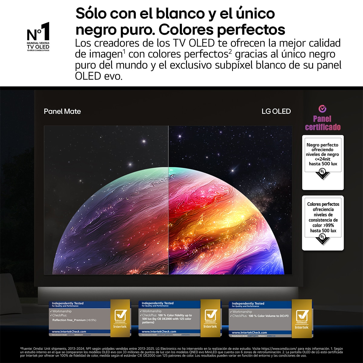 TV OLED evo 106 cm (42") LG OLED42C66LB 4K, Smart TV, AI, C6 - Gris oscuro / Negro Gris oscuro / Negro-4