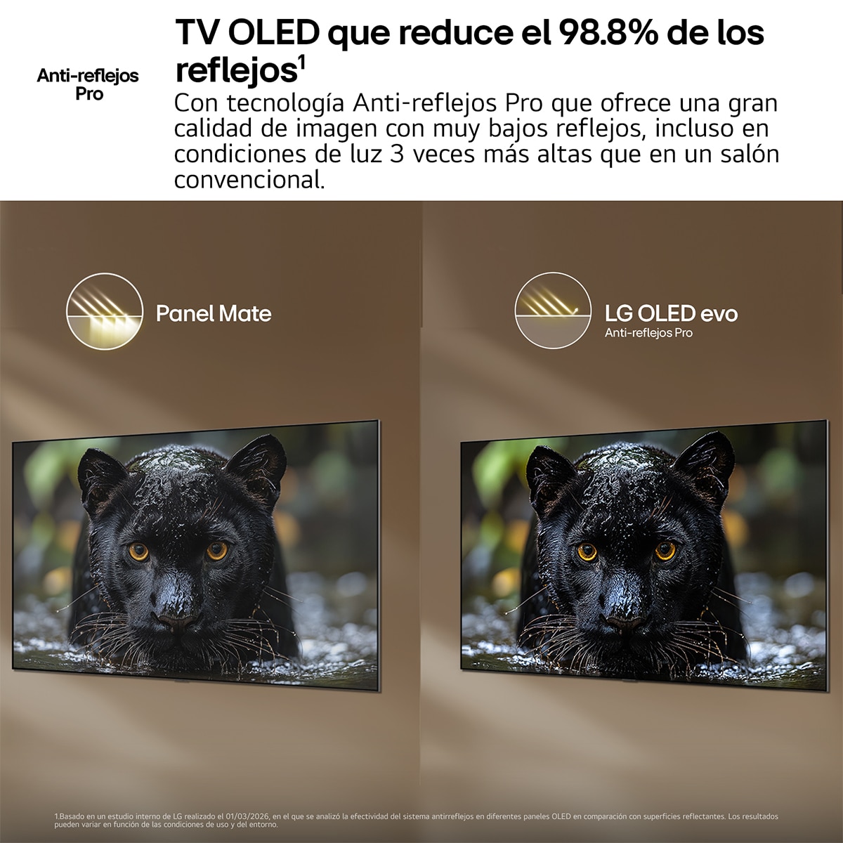TV OLED evo 106 cm (42") LG OLED42C66LB 4K, Smart TV, AI, C6 - Gris oscuro / Negro Gris oscuro / Negro-5
