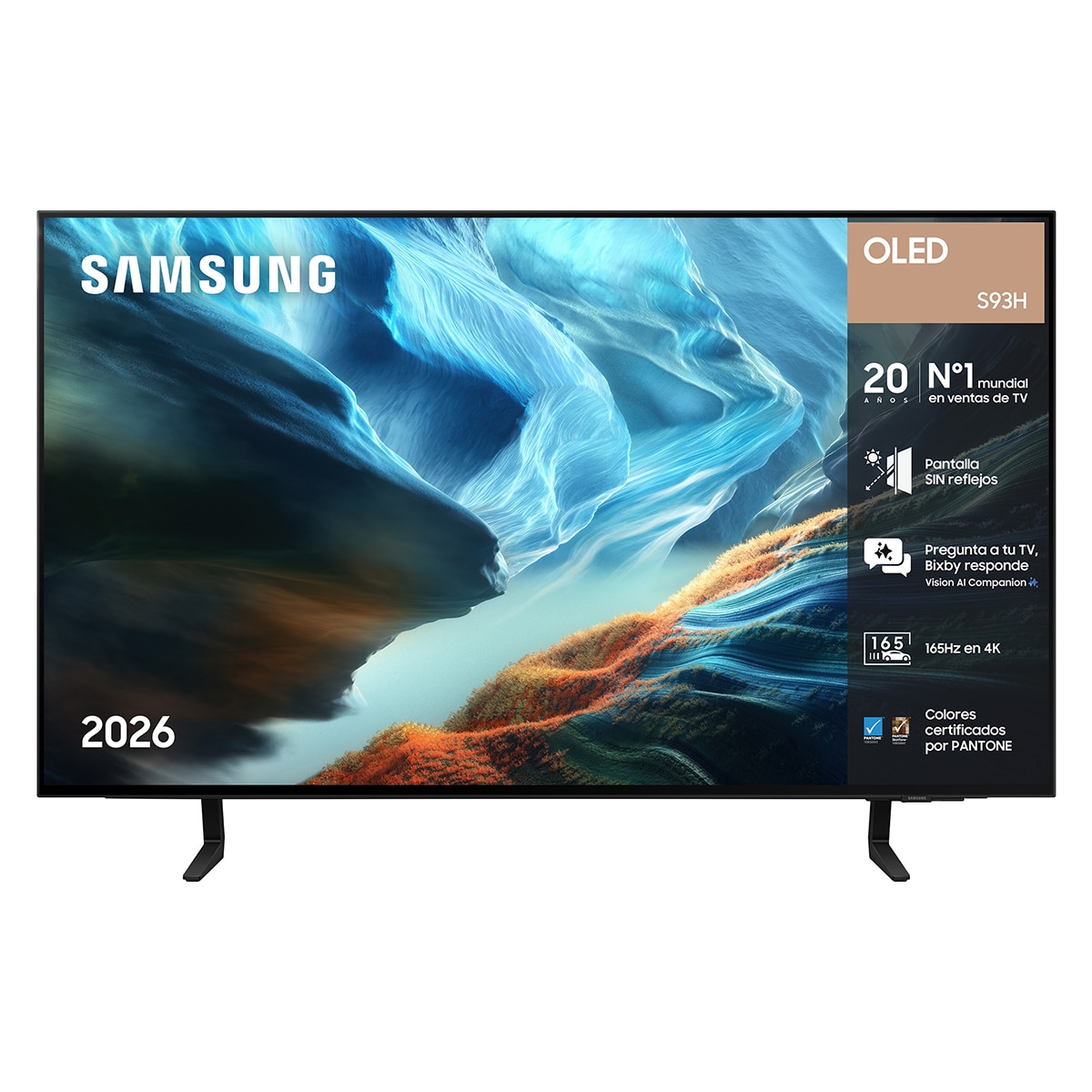 Samsung - TV OLED 106cm (42") Samsung TQ42S93HAEXXC 4K Smart TV SIN reflejos con Vision AI. 165Hz Ultimate Gaming Pack.