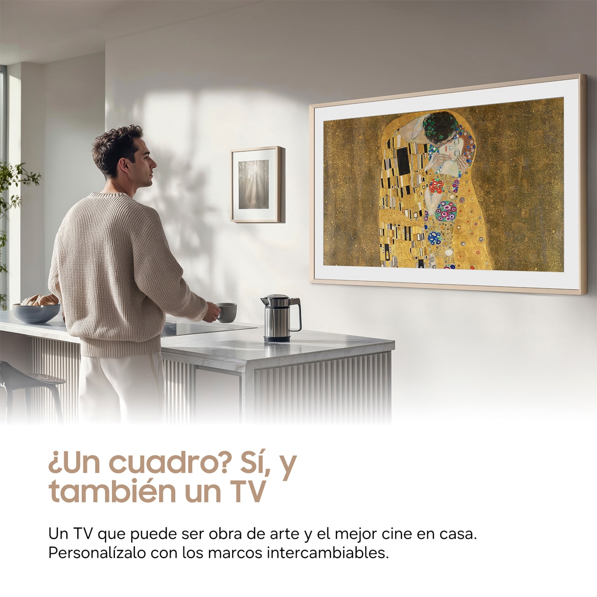 TV QLED 108cm( 43") Samsung The Frame TQ43LS03HEUXXC 4K Smart TV Vision AI SIN reflejos, Modo Arte y soporte incluido - Negro Negro-4