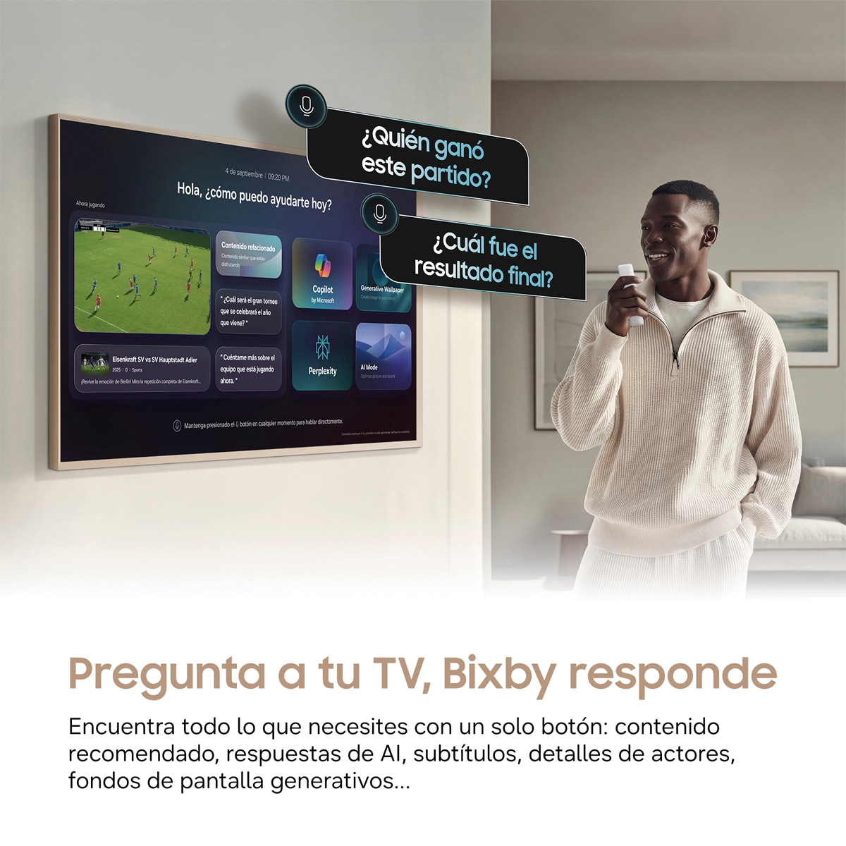 TV QLED 108cm( 43") Samsung The Frame TQ43LS03HEUXXC 4K Smart TV Vision AI SIN reflejos, Modo Arte y soporte incluido - Negro Negro-7
