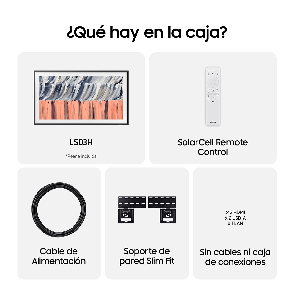 TV QLED 108cm( 43") Samsung The Frame TQ43LS03HEUXXC 4K Smart TV Vision AI SIN reflejos, Modo Arte y soporte incluido - Negro Negro-8