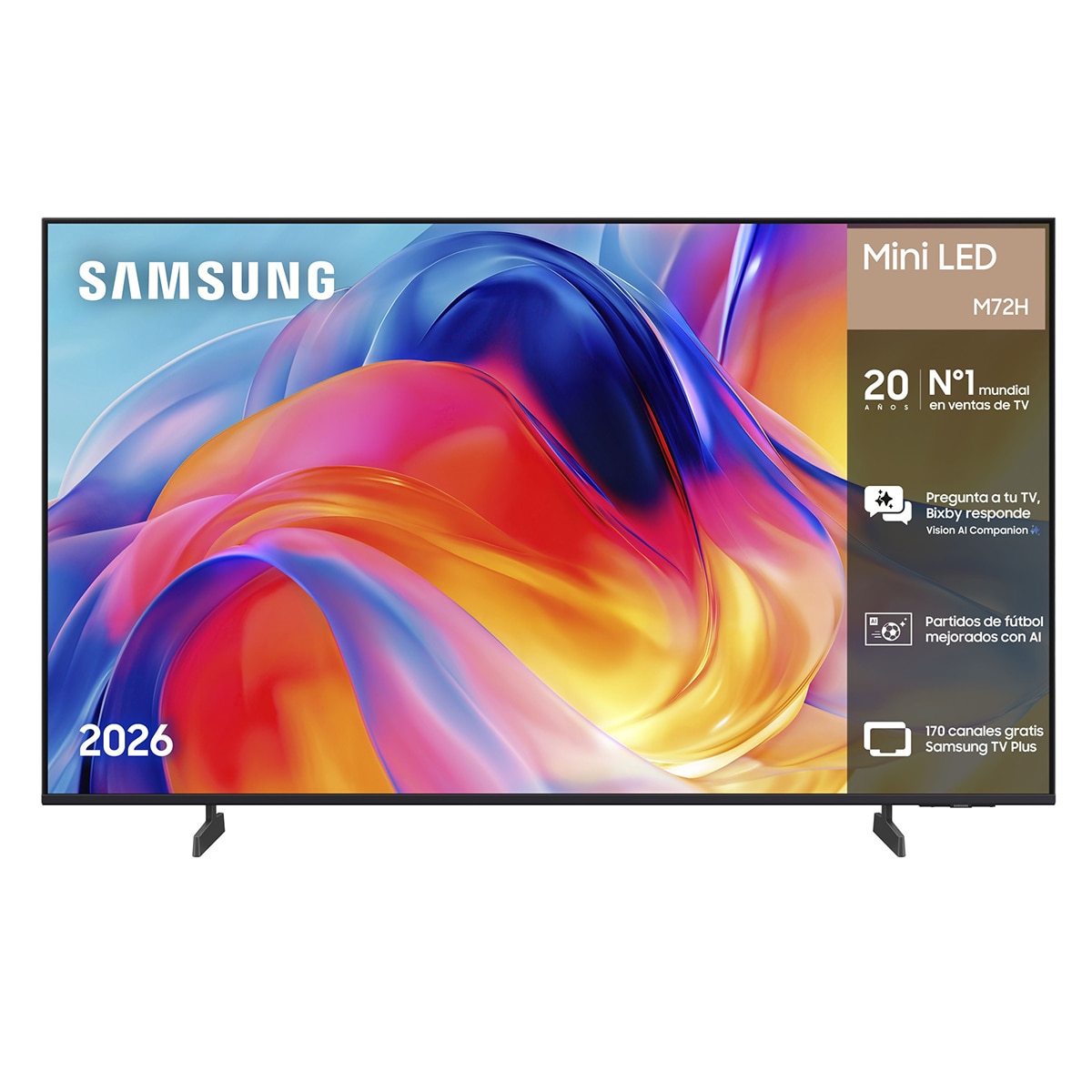 Imagen 0 de TV Mini LED 108cm (43") Samsung TU432M72HAUXXC 4K Smart TV con Vision AI Football Mode