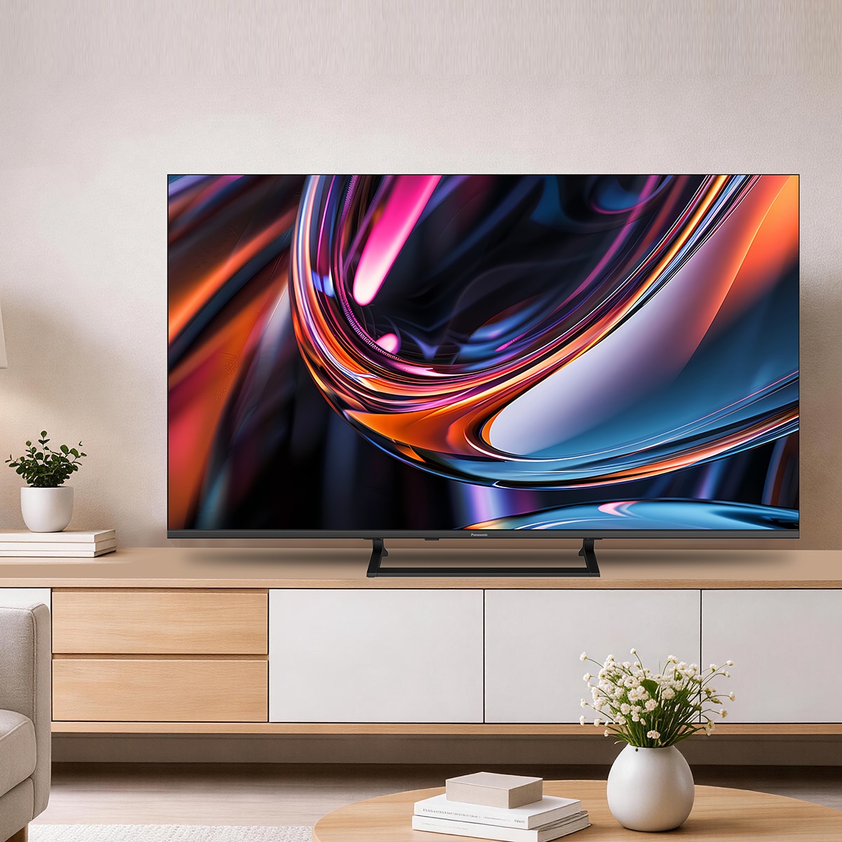 TV QLED 108 cm (43") Panasonic TV-43W80CEZS, UHD 4K, Vivid+ Antirreflejos - Negro Negro-6