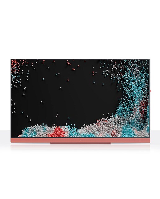 TV LED 139 cm (55'') We. SEE by LOEWE 55 Rojo coral, UHD 4K, HDR, Wi-Fi y Smart TV Rojo Coral-1
