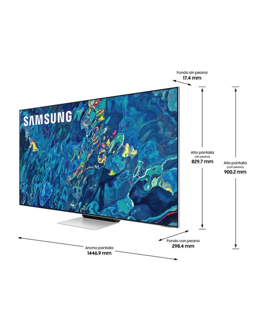 TV Neo QLED 138 cm (55") Samsung QE55QN95B Quantum Matrix Technology 4K Inteligencia Artificial Smart TV - Silver Silver-9