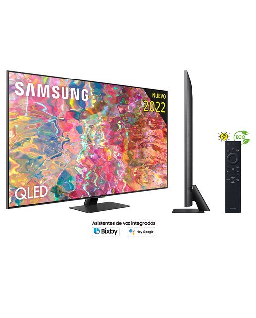 TV QLED 138 cm (55") Samsung QE55Q80B Dolby Atmos Smart TV (Reacondicionado grado C) - Titanio Titanio-3