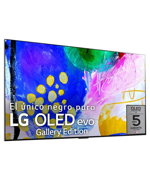 TV OLED 139 cm (55'') LG OLED55G26LA Evo Gallery Edition 4K SmartTV WebOS 22, HDR Dolby Vision, HDR10. Para colgar en pared con soporte incluido. - Negro Negro-1