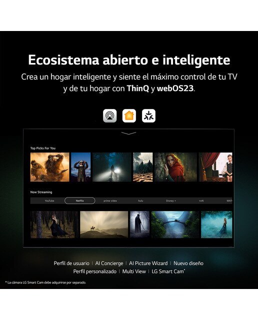 TV QNED MiniLED 139 cm (55") LG 55QNED866 4K, Dolby Vision, Dolby ATMOS, Smart TV, webOS23 Titanio-10