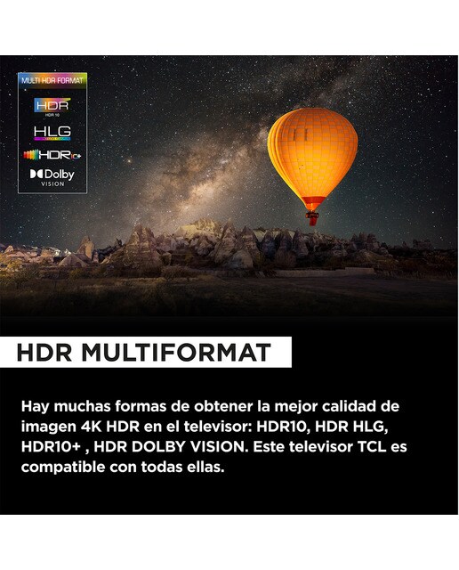 TV QLED 139,7 cm (55") TCL 55C655 PRO, 4K UHD, Smart TV by Google TV, Dolby Vision y Atmos, compatible con Google Assistant Titanio-6
