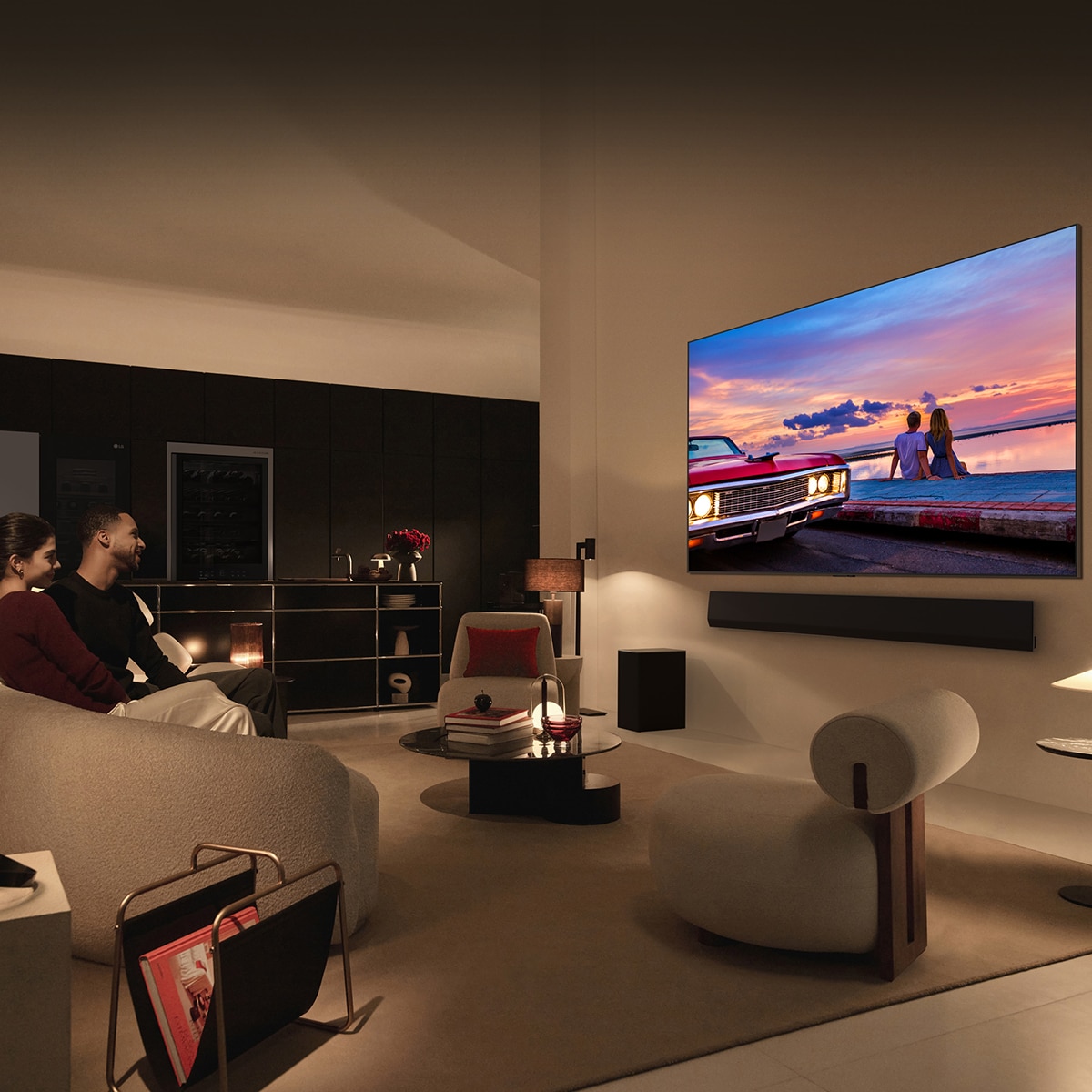 TV OLED evo* 139cm (55") LG OLED55G45LW 4K con Smart TV WebOS24 para instalar en pared con soporte incluido Negro / Plata-15