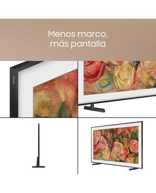 TV QLED 139 cm (55") Samsung The Frame TQ55LS03DAUXXC 4K Display Mate Smart TV para colgar en pared con soporte incluido - Negro Negro-10