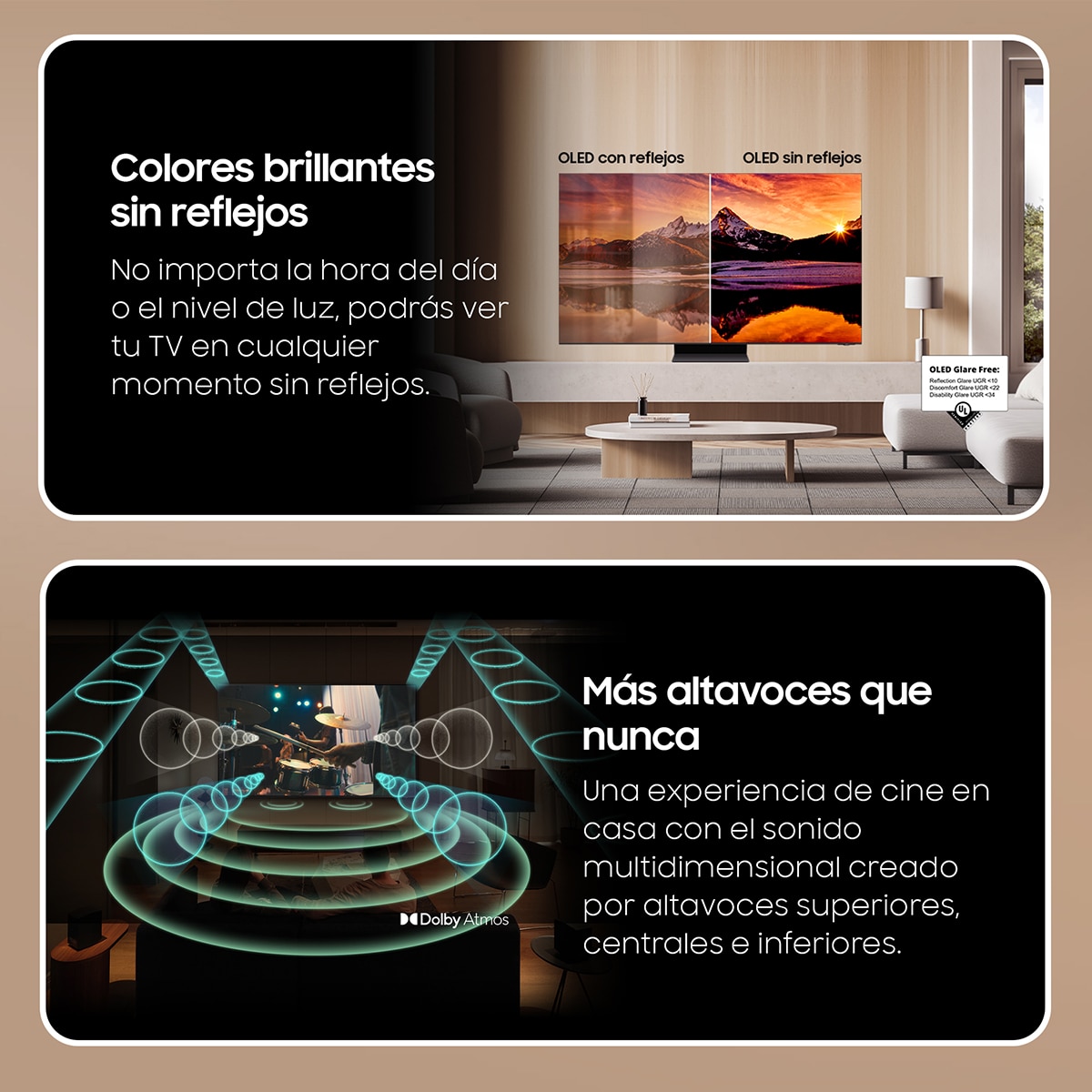 TV OLED 139 cm (55") Samsung TQ55S95DATXXC 4K AI Upscalling con Inteligencia Artificial Smart TV Negro-5