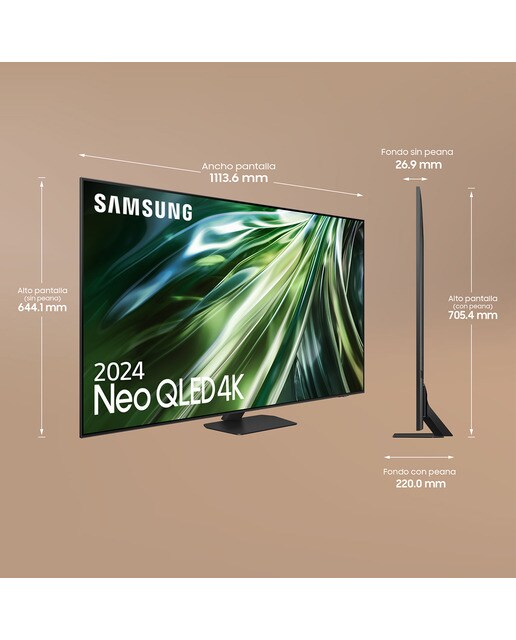 TV Neo QLED 125 cm (50") Samsung TQ50QN90DATXXC 4K AI Upscalling con Inteligencia Artificial Smart TV Negro-2