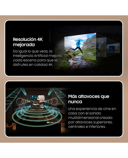 TV Neo QLED 125 cm (50") Samsung TQ50QN90DATXXC 4K AI Upscalling con Inteligencia Artificial Smart TV Negro-4