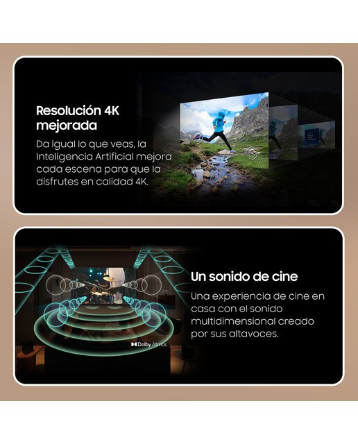 TV Neo QLED 139 cm (55") Samsung TQ55QN85DBTXXC 4K AI Upscalling con Inteligencia Artificial Smart TV Gris-4