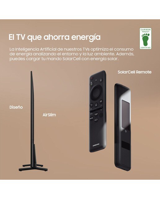 TV LED 125 cm (50") Samsung TU50DU8005KXXC 4K Procesador Crystal UHD Smart TV Negro-3