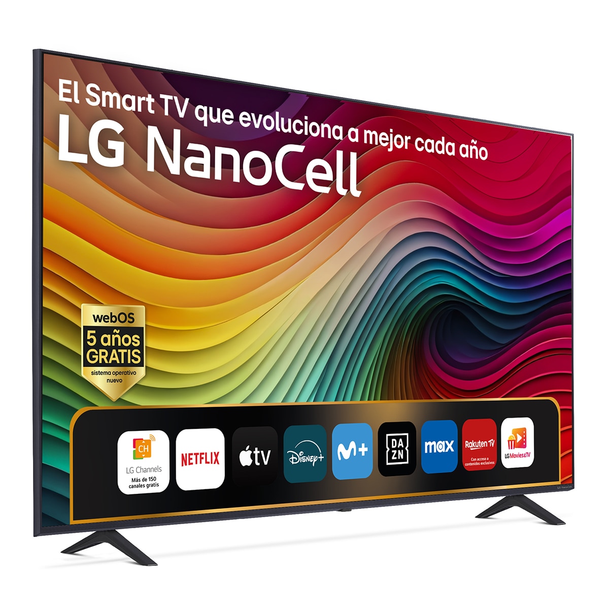 TV LED NanoCell 126cm (50") LG 50NANO81T6A 4K con Smart TV WebOS24 Negro / Marrón-1