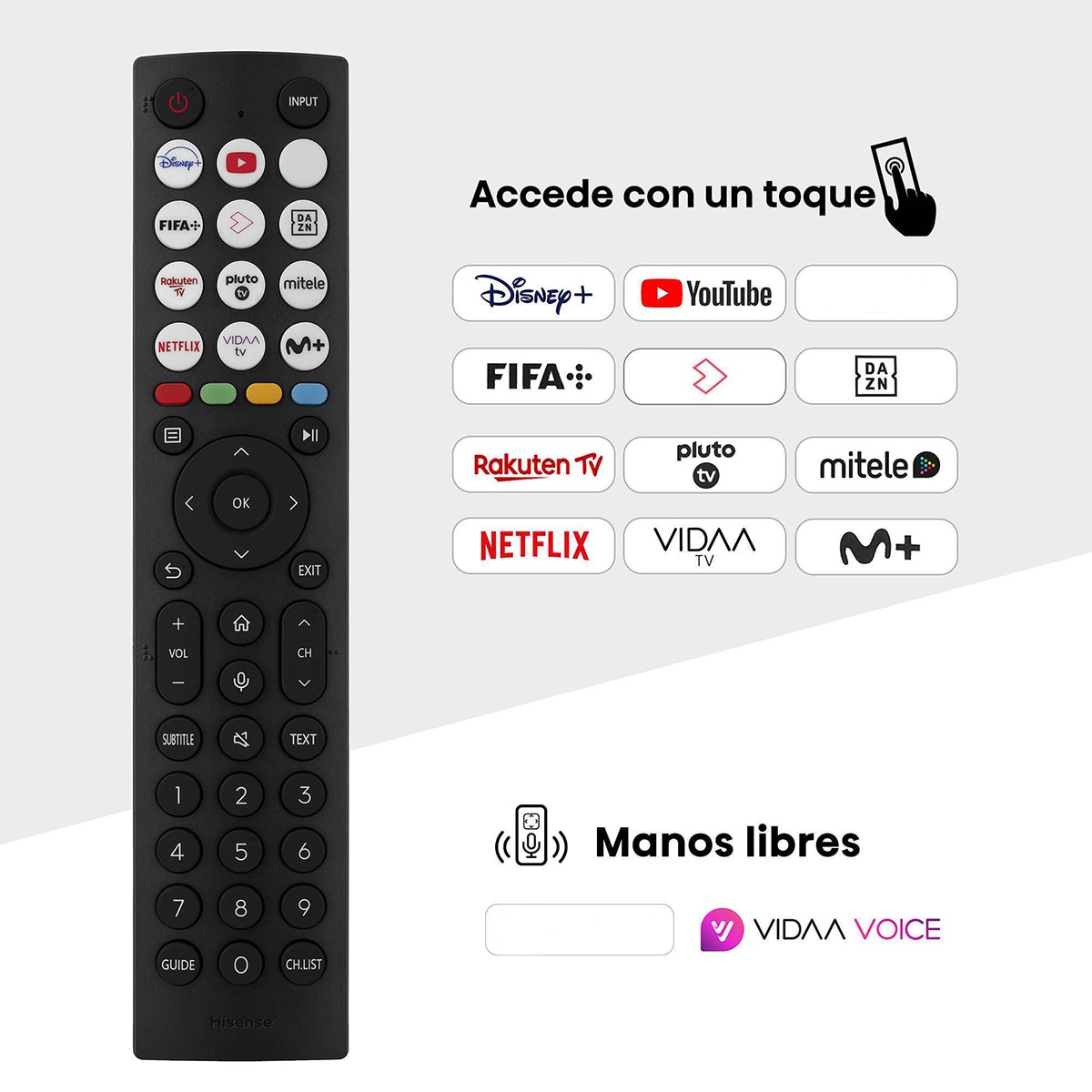 TV LED 50" (127cm) Hisense 50A6N UHD 4K Smart TV Negro-13