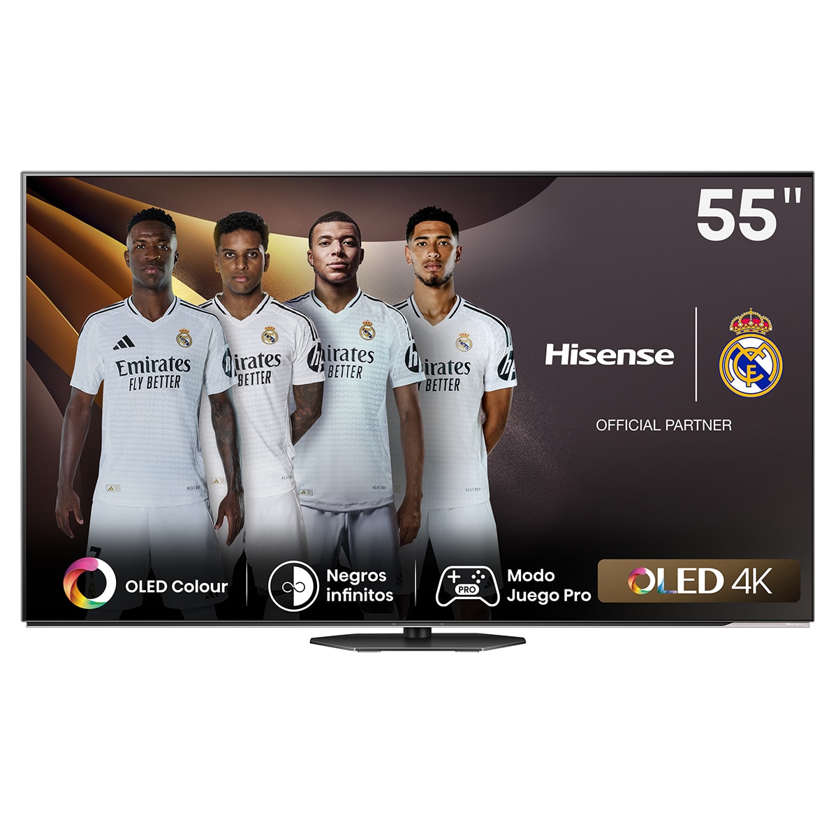 TV OLED 139cm (55") Hisense 55A85N UHD 4K Smart TV Negro / Acero Inox-1