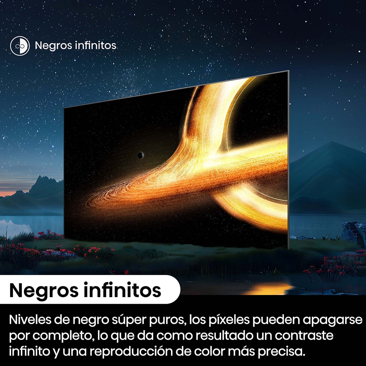 TV OLED 139cm (55") Hisense 55A85N UHD 4K Smart TV Negro / Acero Inox-5