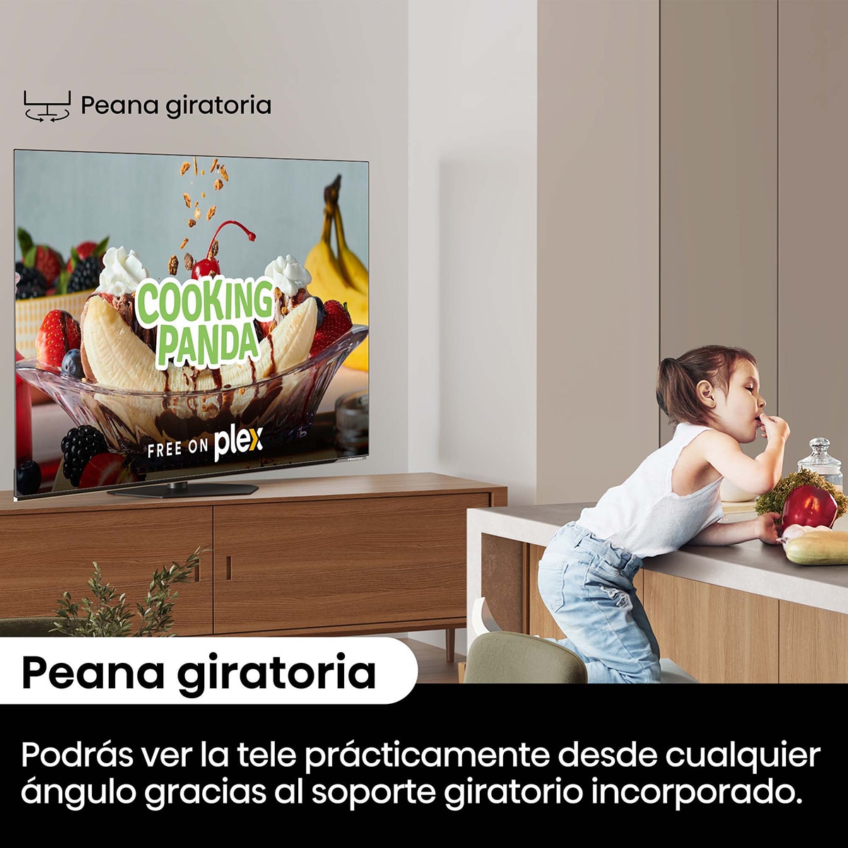 TV OLED 139cm (55") Hisense 55A85N UHD 4K Smart TV Negro / Acero Inox-9