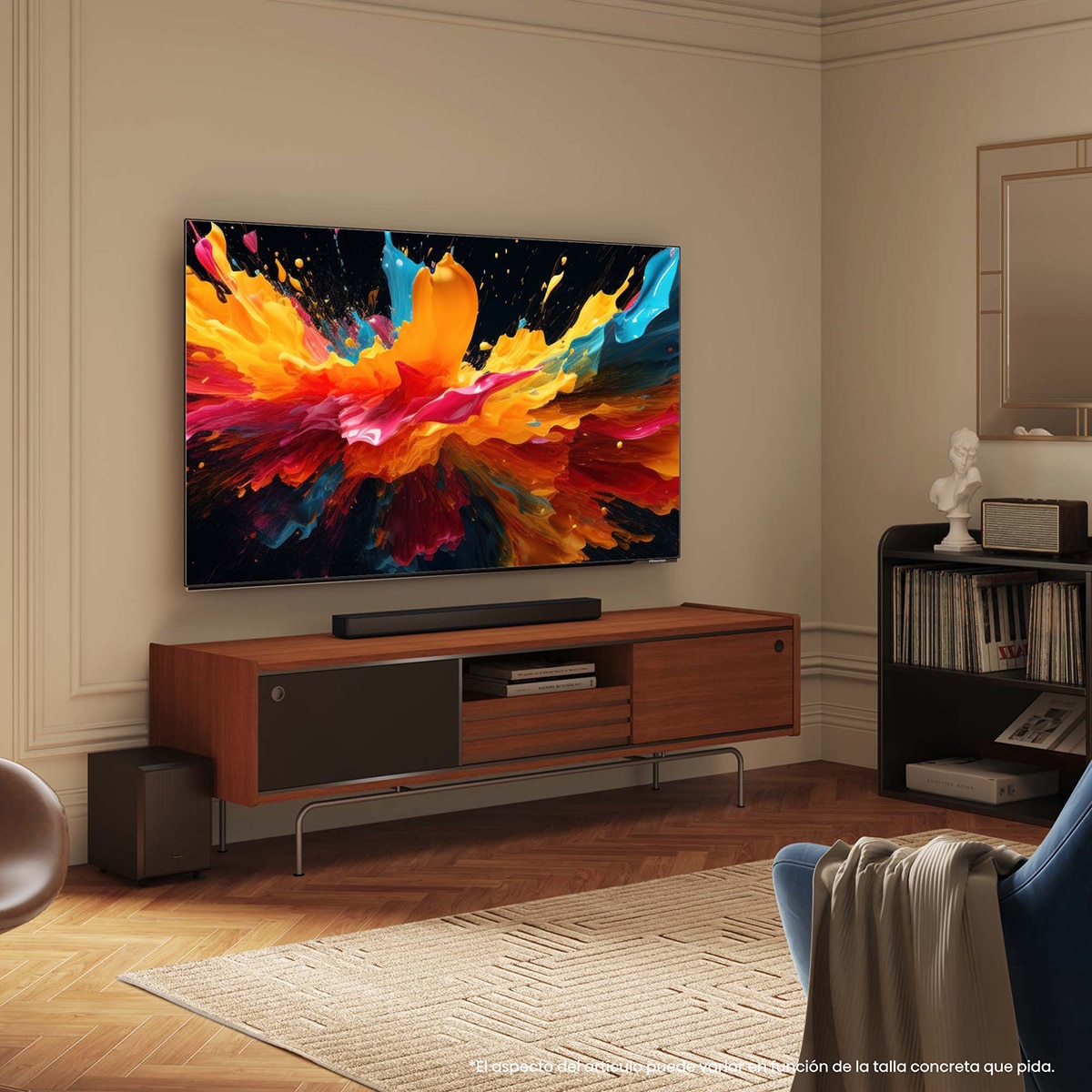 TV OLED 139cm (55") Hisense 55A85N UHD 4K Smart TV Negro / Acero Inox-15
