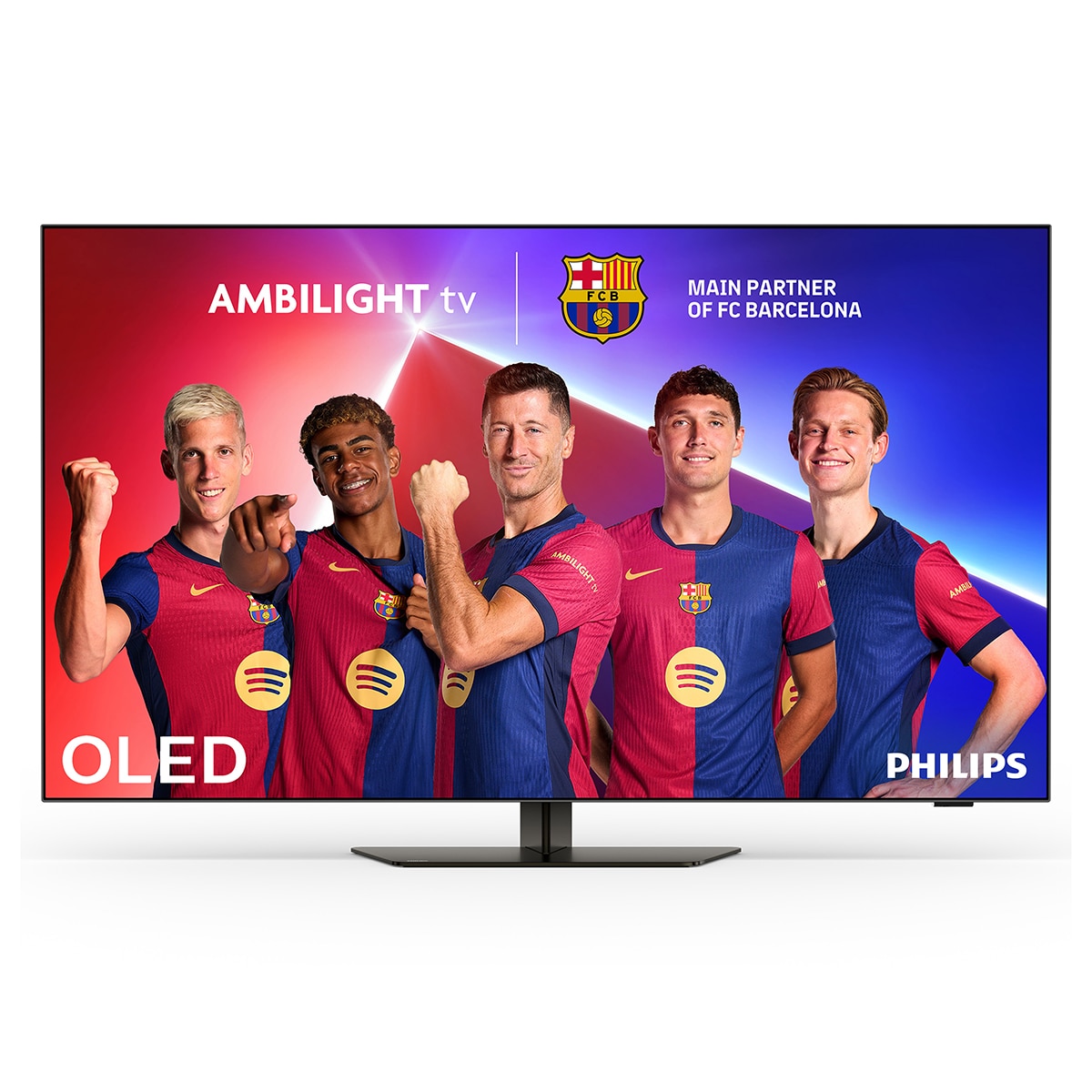 TV OLED 121cm (48") Philips Ambilight 48OLED819 UHD4K,  Dolby Vision y Dolby Atmos, Google TV, Smart TV Cromado-1