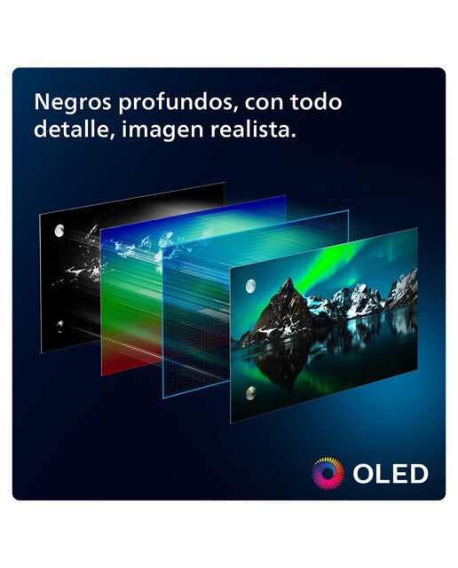 TV OLED 121cm (48") Philips Ambilight 48OLED819 UHD4K, Dolby Vision y Dolby Atmos, Google TV, Smart TV Cromado-7