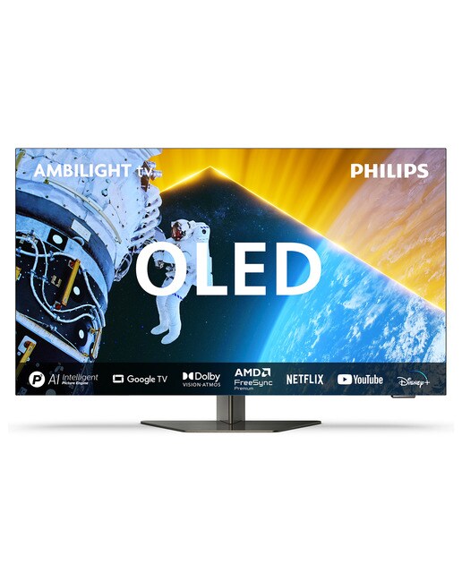 TV OLED 139cm (55") Philips Ambilight 55OLED819 UHD 4K, Dolby Vision y Dolby Atmos, Google TV, Smart TV Cromado-15