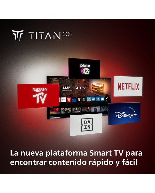 TV LED 139cm (55") Philips Ambilight The One 55PUS8919 UHD 4K, Dolby Vision y Dolby Atmos, Titan OS, Smart TV Gris Antracita-8