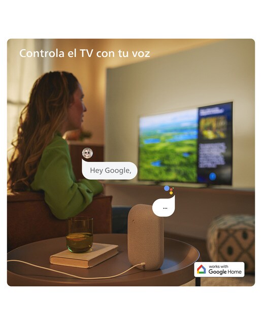 TV LED 139cm (55") Philips Ambilight The One 55PUS8919 UHD 4K, Dolby Vision y Dolby Atmos, Titan OS, Smart TV Gris Antracita-10