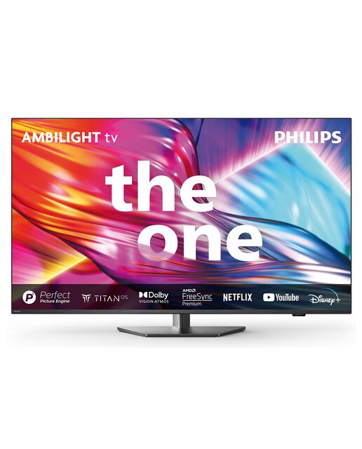TV LED 139cm (55") Philips Ambilight The One 55PUS8919 UHD 4K, Dolby Vision y Dolby Atmos, Titan OS, Smart TV Gris Antracita-14