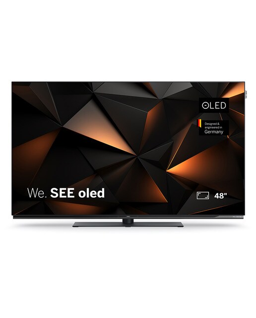 TV OLED 121 cm (48'') We. SEE by LOEWE OLED 48 UHD 4K, HDR, Wi-Fi y Smart TV, sonido invisible 60W Negro carbón-1