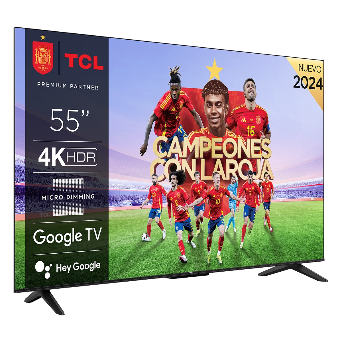 TV LED 139,7cm (55") TCL 55P61B 4K Ultra HD, HDR10, Smart TV by Google TV, Dolby Audio, claridad de movimiento 1