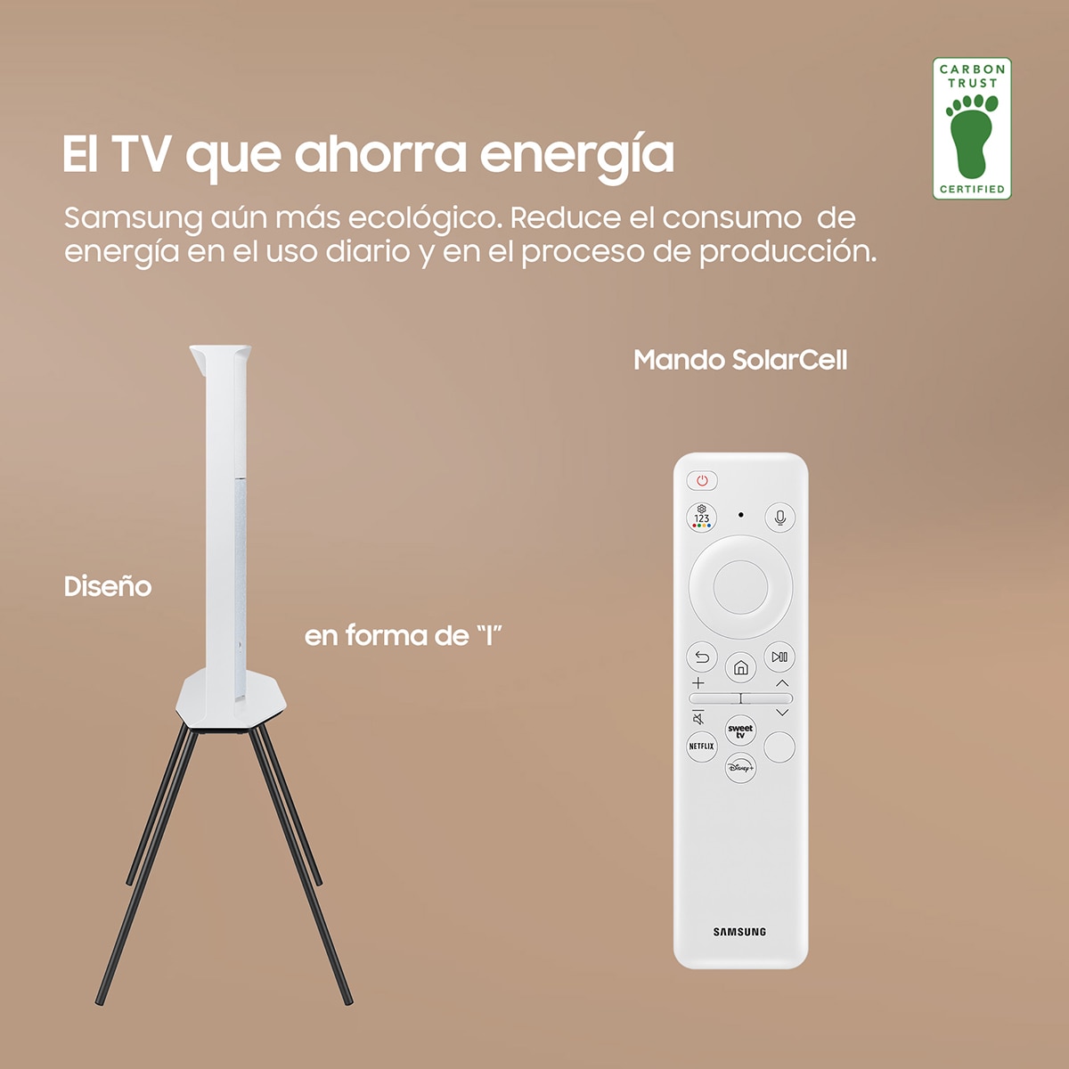 TV QLED 125 cm (50") Samsung The Serif TQ50LS01DAUXXC UHD 4K Display Mate, Smart TV Blanco Nube-4